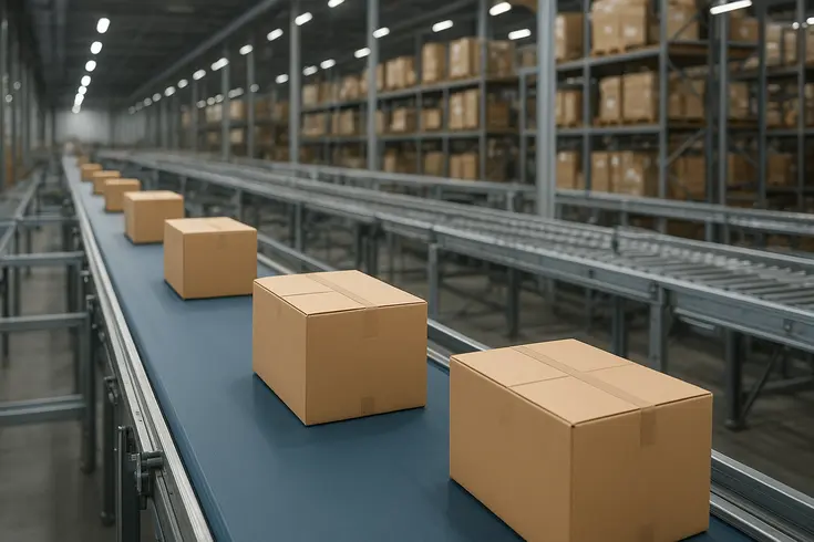 bandas transportadoras logística — detalle técnico