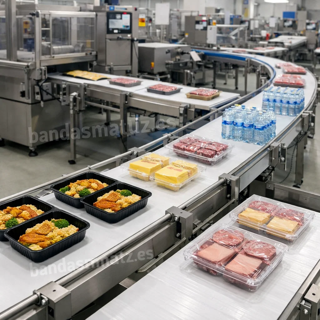 tipos cinta PU industrial